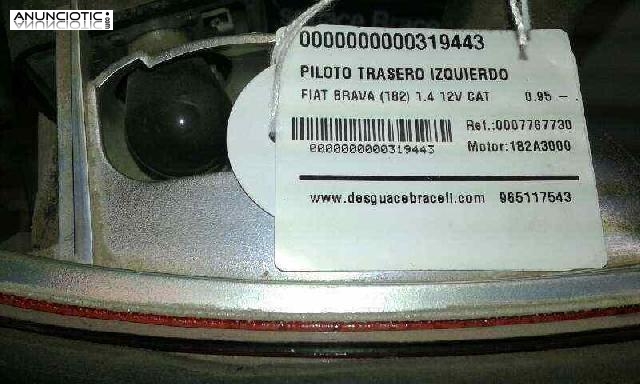 Piloto tra. izq. 0007767730 de fiat -