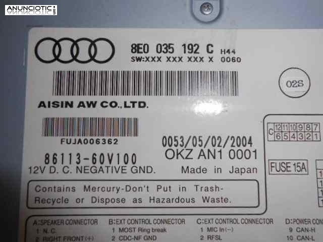 Audio gps audi a4