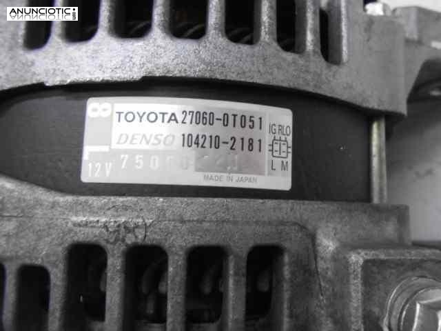 Alternador toyota verso 1042102181