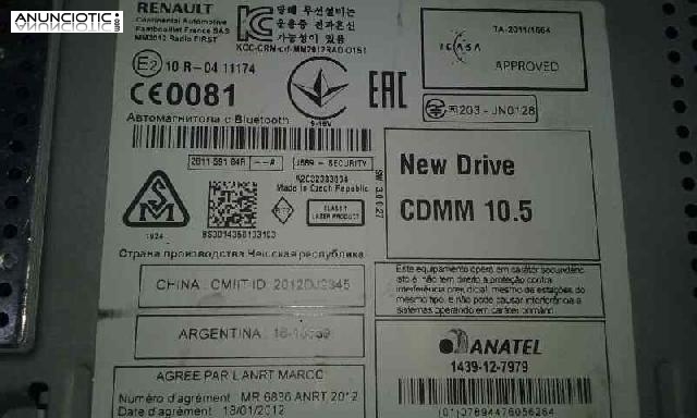 Audio gps renault megane