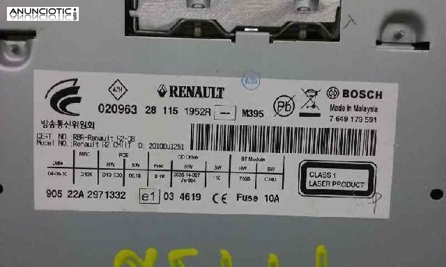 Audio gps renault koleos 7649179591