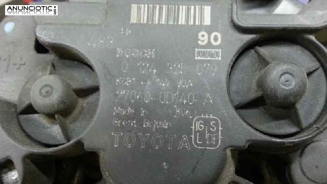 Alternador toyota avensis 0124325079