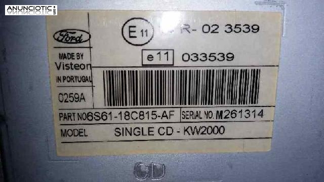 Audio gps ford focus kw2000