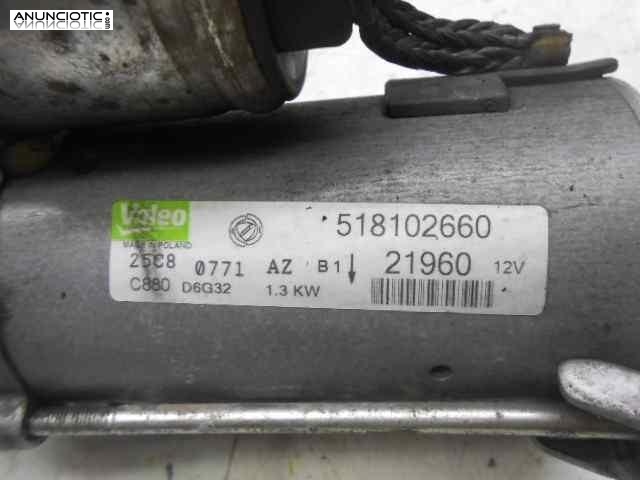 Motor arranque fiat punto 518102660