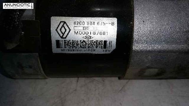 Motor arranque renault megane m000t87881