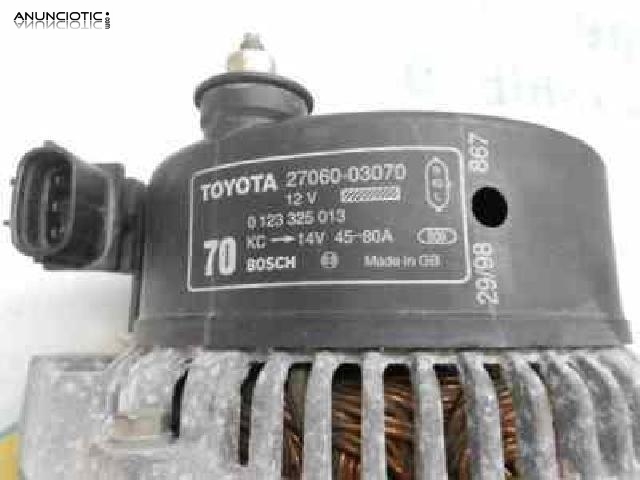 Alternador toyota avensis 0123325013