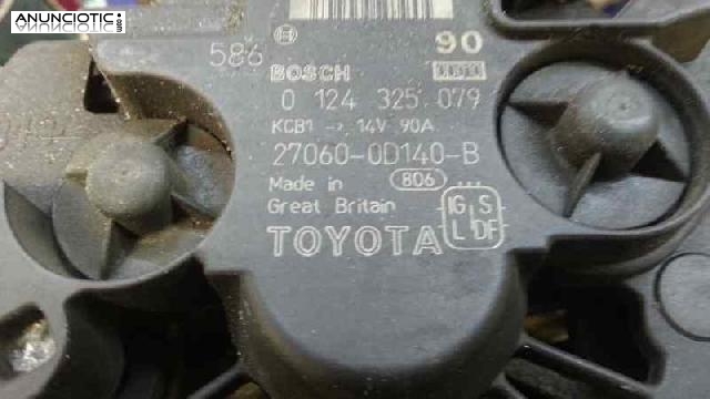 Alternador toyota corolla 0124325079