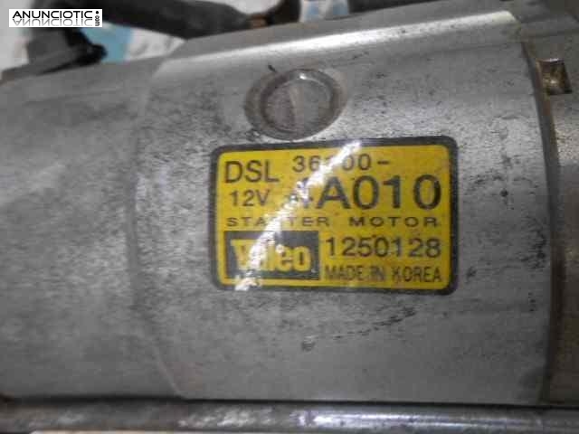 Motor arranque kia sorento 361004a010