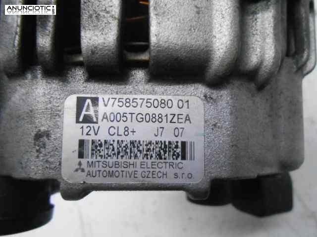 Alternador peugeot 207 a005tg0881zea