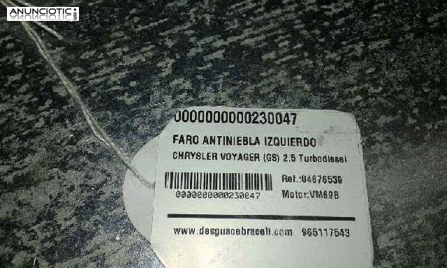 Faro antiniebla izq. 04676539 de