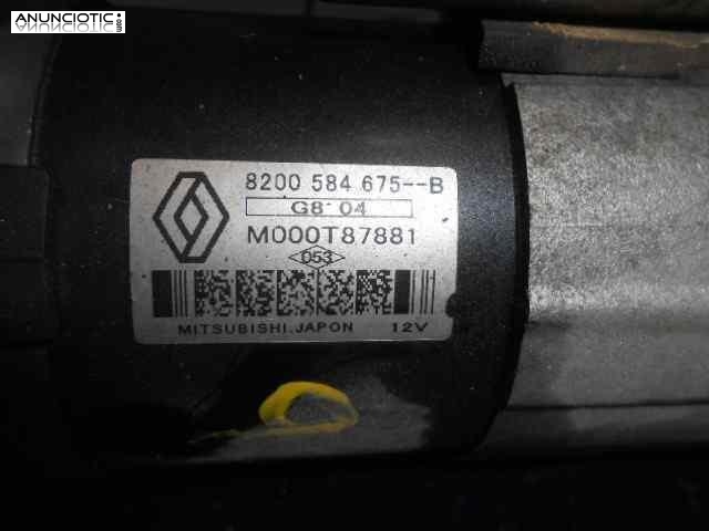 Motor arranque nissan qashqai m000t87881