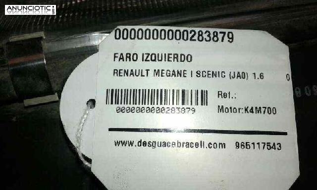 Faro izq. de renault-(283879)