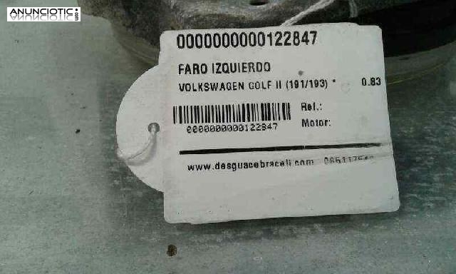 Faro izq. de volkswagen-(122847)