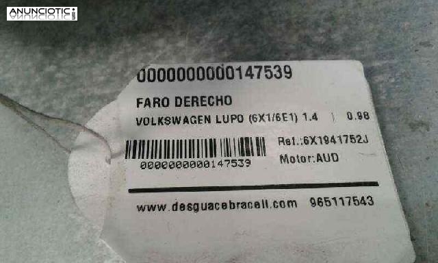 Faro der. de volkswagen-(147539)