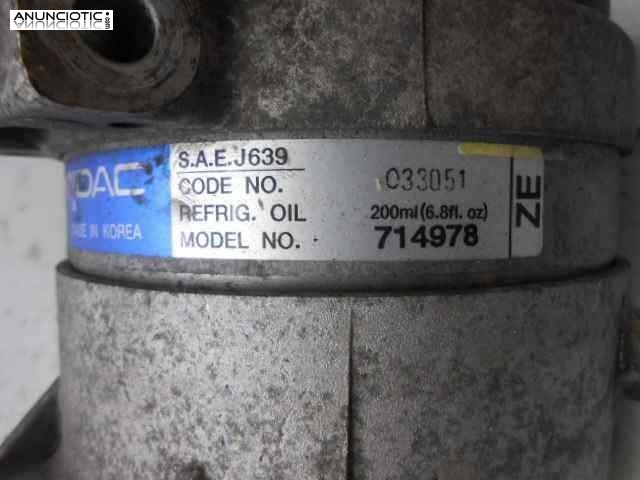 Compresor chevrolet kalos saej639