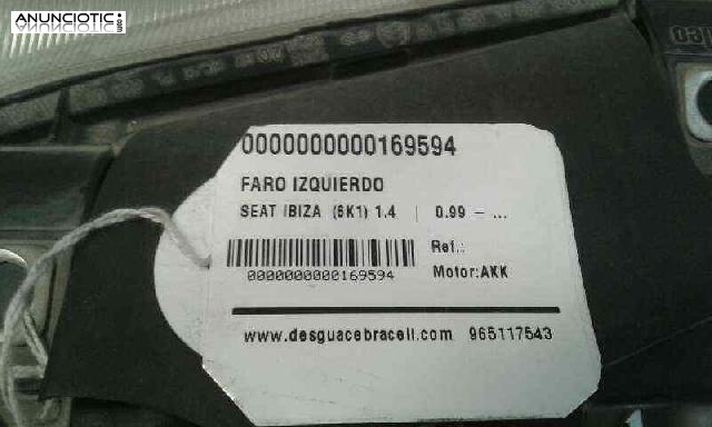 Faro izq. de seat-(169594)