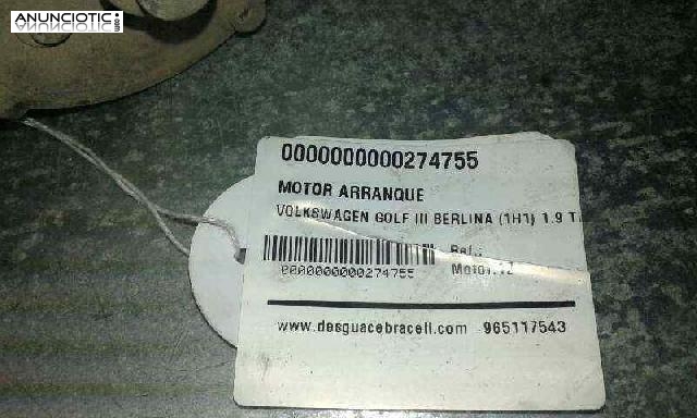 Motor arranque de volkswagen-(274755)