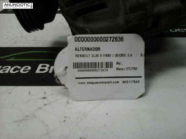 Alternador de renault-(272636)