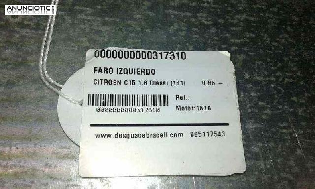 Faro izq. de citroen-(317310)