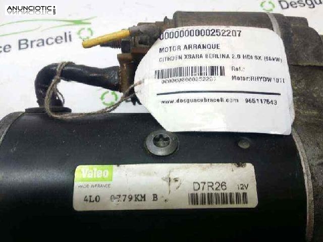 Motor arranque de citroen-(252207)