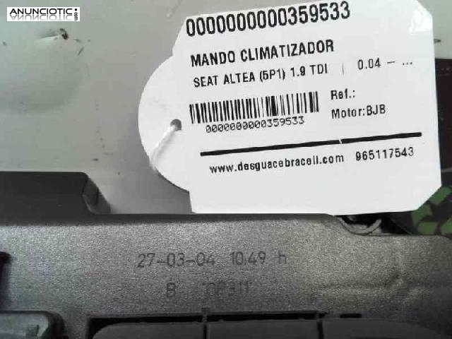 Mando climatizador de seat-(359533)