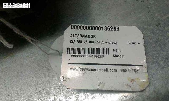 Alternador de kia-(186289)