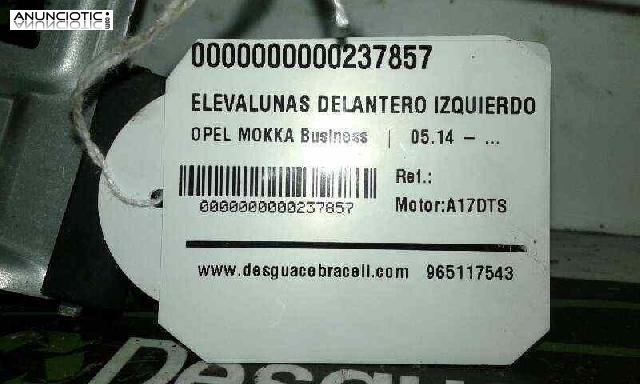 Elevalunas del. izq. de opel-(237857)