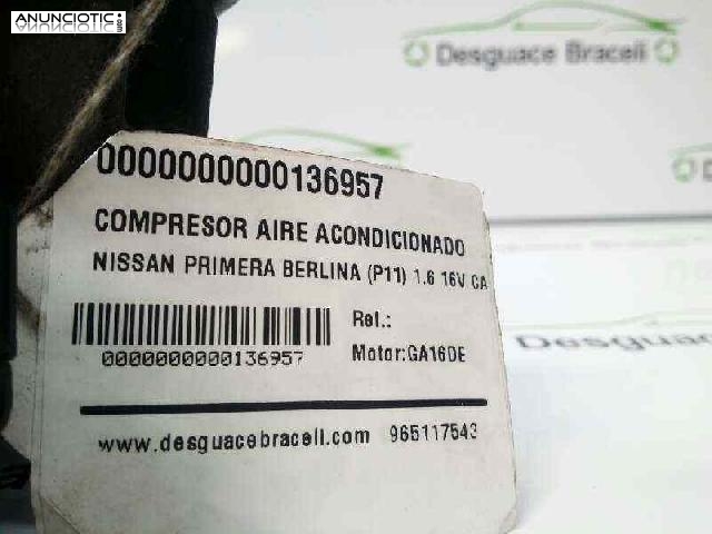 Compresor a/a de nissan-(136957)