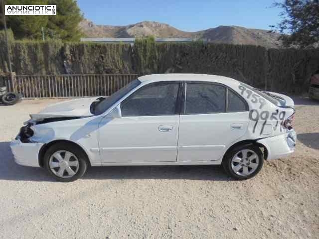 Despiece de hyundai accent (lc) gls 1.6