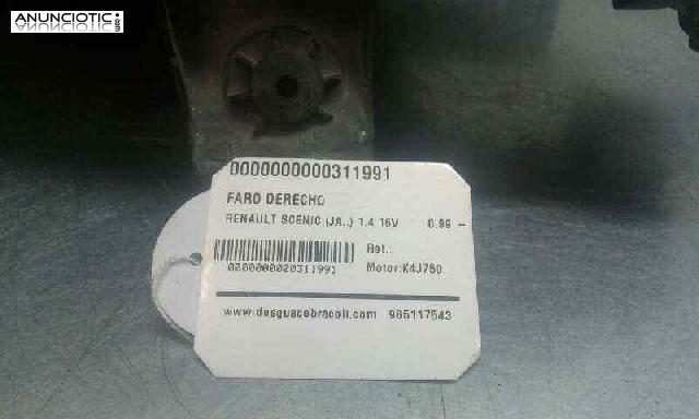 Faro der. de renault-(311991)