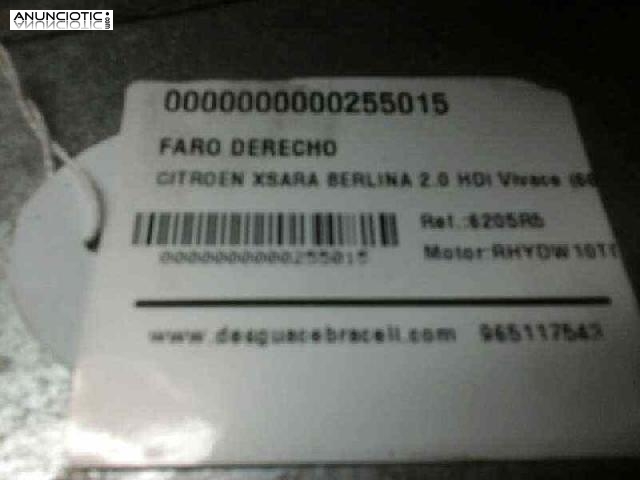 Faro der. 6205r5 de citroen-(255015)