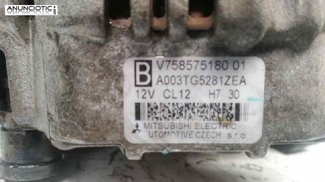 Alternador peugeot 207 75857518001