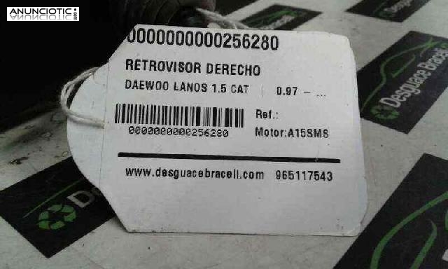 Retrovisor der. de daewoo-(256280)