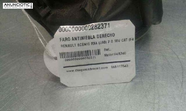 Faro antiniebla der. de