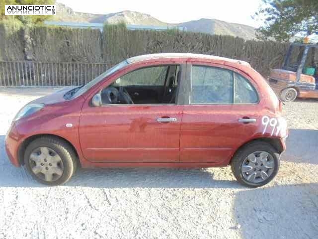 Despiece de nissan micra (k12e) visia