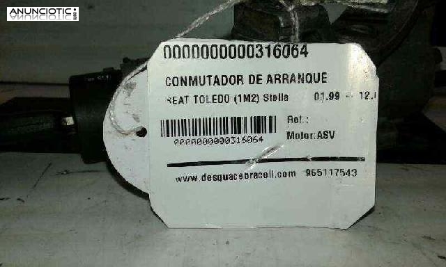 Conmutador arranque seat toledo