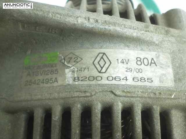 Alternador 2443156 renault megane i fase