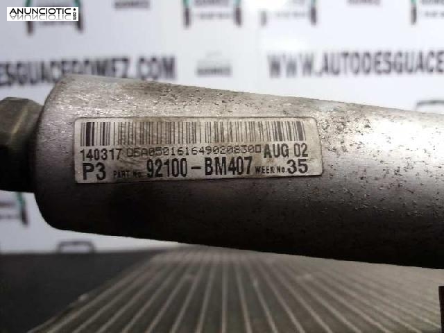 1132889 condensador nissan almera acenta