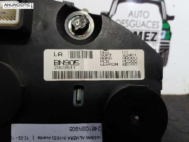 1132892 cuadro nissan almera acenta