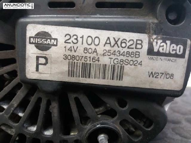 1186676 alternador nissan micra acenta