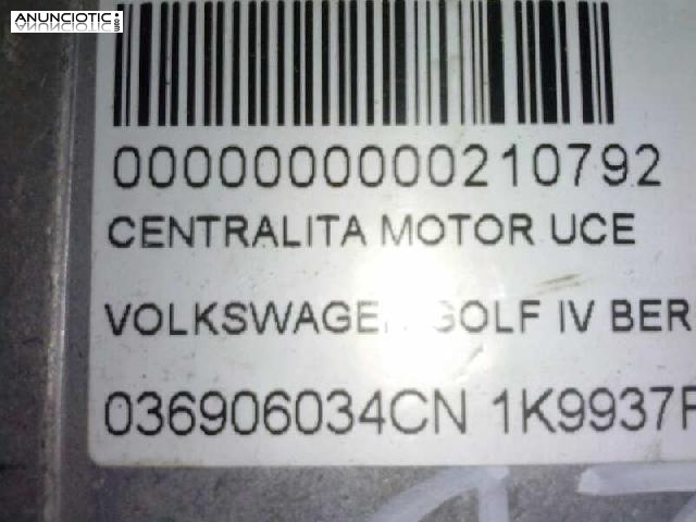 210792 centralita volkswagen golf iv