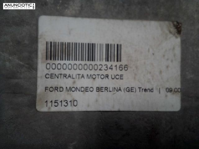 234166 centralita ford mondeo berlina