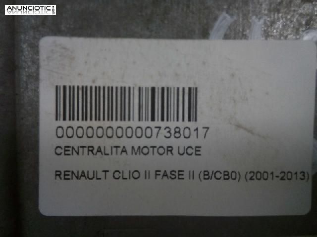 738017 centralita renault clio ii fase