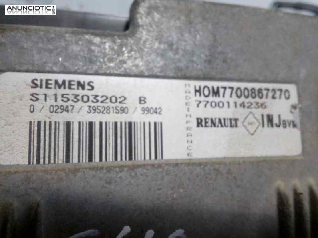 973242 centralita renault clio ii fase i