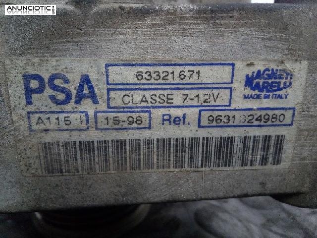 1229765 alternador citroen xsara berlina