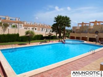 ORIHUELA-COSTA BUNGALOW 2 HABS PISCINA 64.995 EUROS.VISTAS MAR.