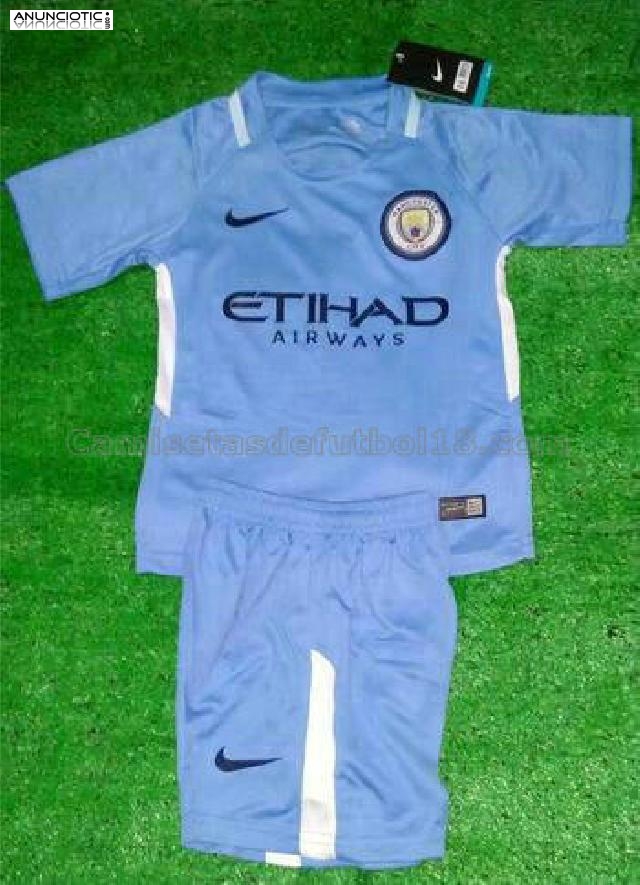 camiseta manchester united /manchester city nino