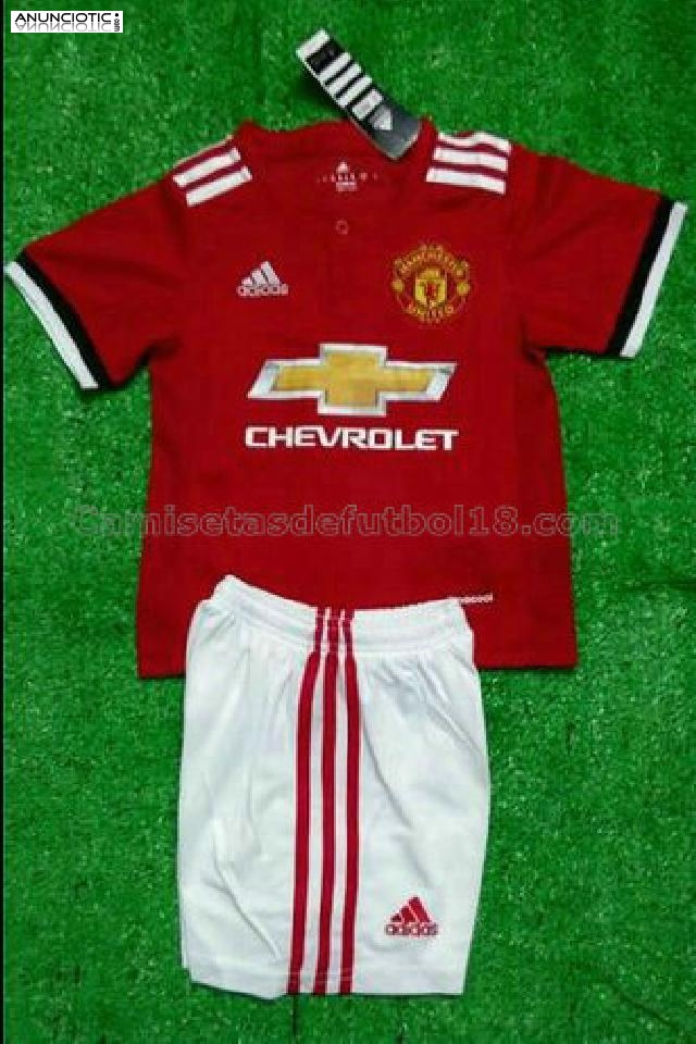 camiseta manchester united /manchester city nino