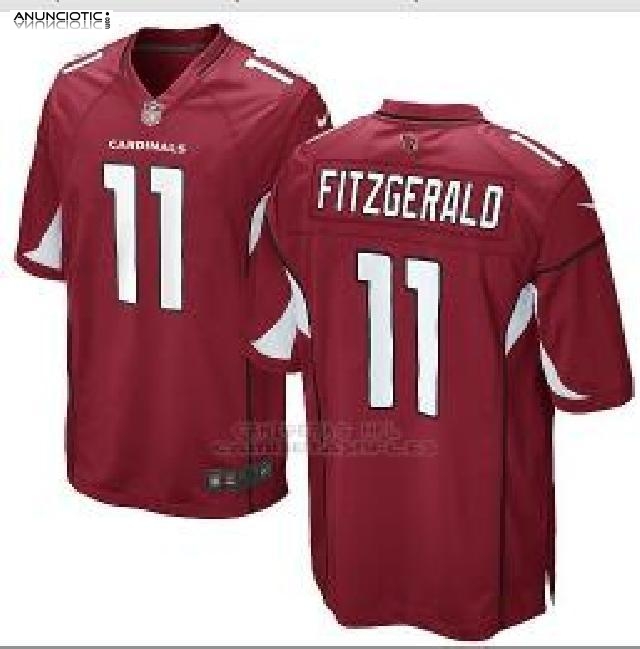 Camiseta Arizona Cardinals Fitzgerald Rojo