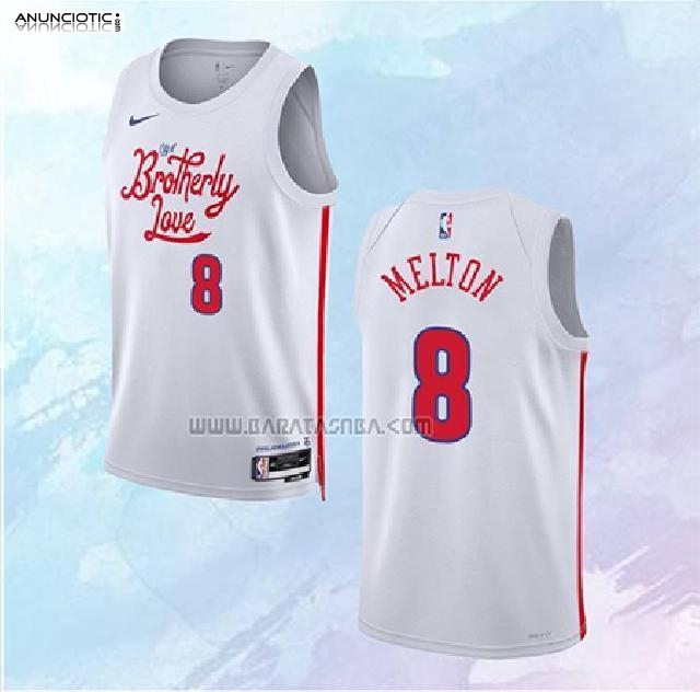 NO 8 Camiseta Philadelphia 76ers Ciudad Blanco 2022-23